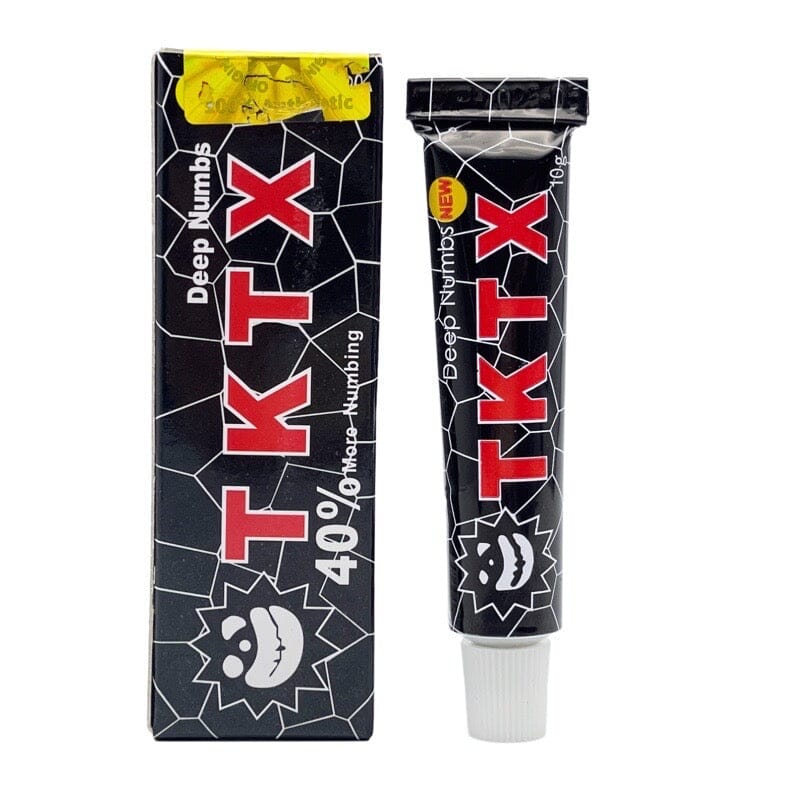 40% TKTX Tattoo Anesthetic Cream 纹身用品 Top tattoo supplies BLACK TKTX 25 PCS 